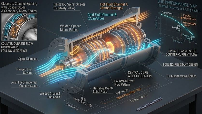 Spiral Heat Exchanger Sizer (SHE)