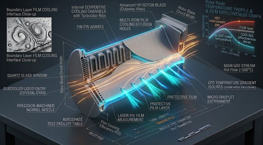 Turbine Blade Film Cooling Effectiveness