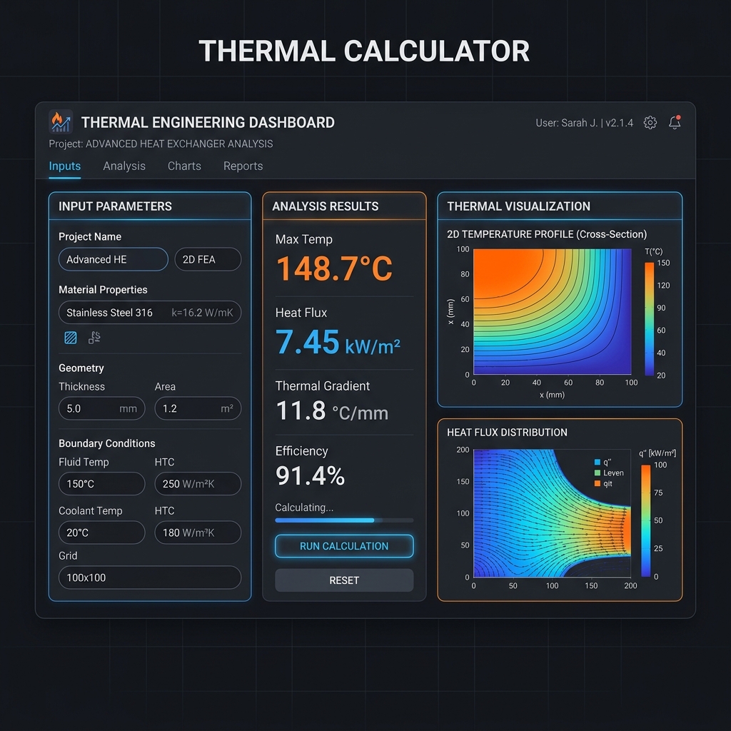 Double-Pipe Heat Exchanger Design Mockup